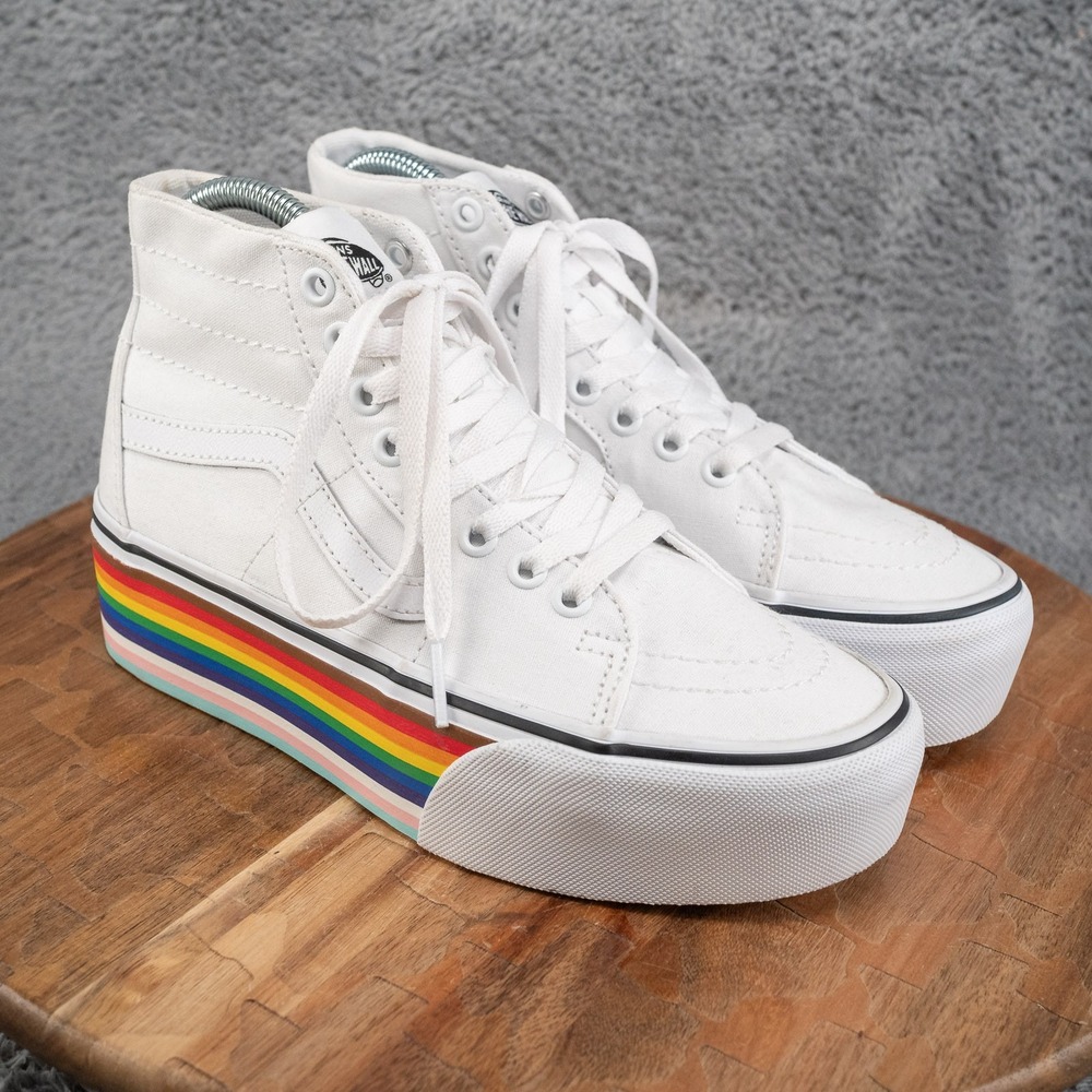 Vans Sk-8 Hi Tapered Rainbow Pride M5.5 / W 7
